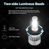 Car HB2 9003 H4 LED Headlight Globes Hi/Low Beam