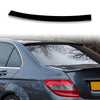 Mercedes Benz W204 Sedan Gloss Black ABS Roof Spoiler (2007-2014)