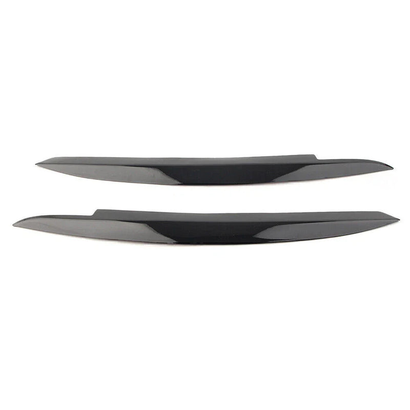 VW Golf VI MK6 2008-2013 Black Headlight Eyelid Covers (2008-2013)