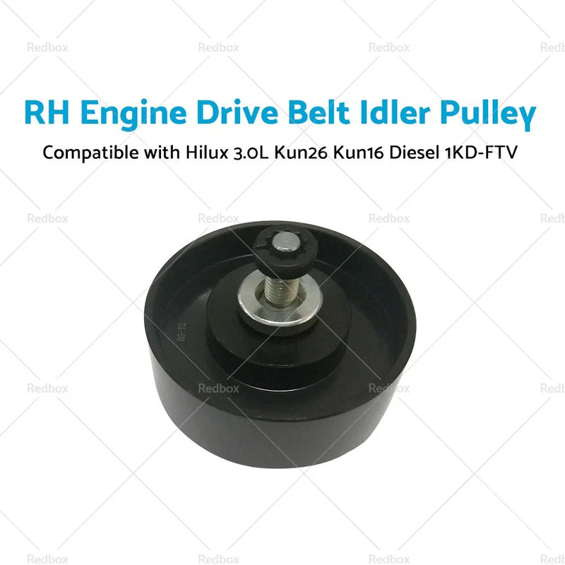 Toyota Hilux KUN16 KUN26 3.0L Turbo Diesel Drive Belt Idler Pulley (2005-2015)