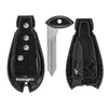 Dodge Ram 1500, 3500 & Jeep Cherokee Key Fob Case Shell (2011-2023)
