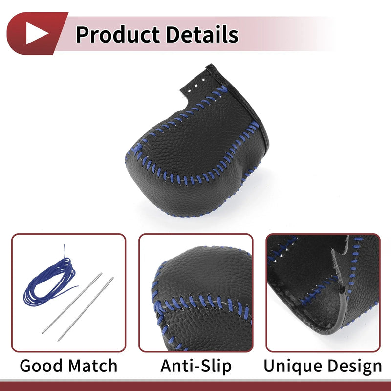Acura TL (2009-2014) Pebbled Black Blue 1 Set Gear Shift Knob Cover