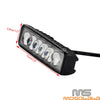 Harley Dyna Softail FXST FLS 6" LED Light Bar Spot Fog Driving Lamp