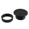 Outdoor Table Cover Black Umbrella Hole Ring Plug Cap Set
