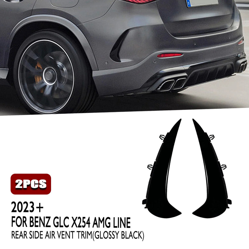 Benz GLC260 300 Rear Bumper Side Splitter Lip (2023 - Present)
