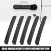 Jeep Wrangler JK 4-Door Grab Handle Inserts Cover Trim Kit (2007-2017)
