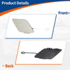 BMW 535i Orion Silver Tow Hook Cover Front Right