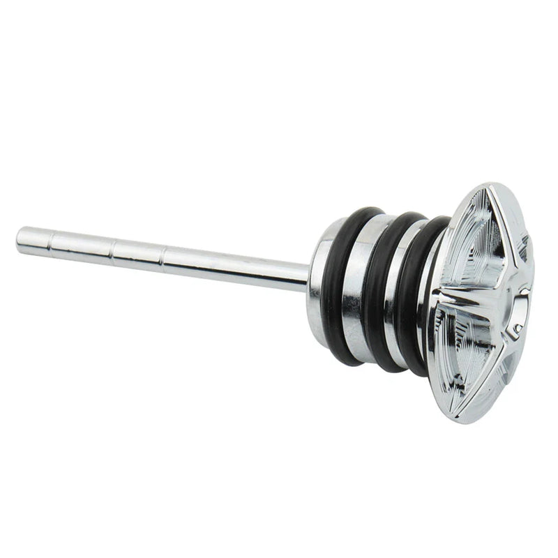 Harley Softail Heritage Fat Boy Deuce Deluxe FLS Chrome Oil Dipstick (2000-2023)