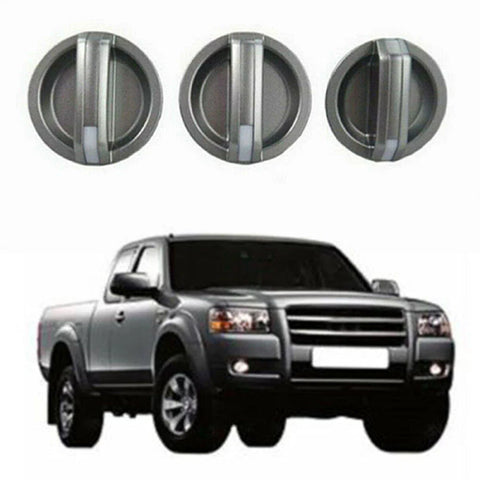 Mazda BT-50, Ford Ranger 3Pcs Car Heater Fan Control Knobs (2006-2008)