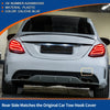 Mercedes-Benz (2016-2023) Caliche Blue Rear Bumper Tow Hook Cover