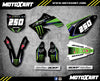 KXF 250 (2009-2012) - SURGE Style Full Graphics Kit Decals