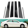 Toyota Camry (2012-2015) 6 x Black Pillar Post Door Window Trim Covers