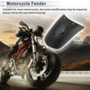 Plastic Motorcycle Fender Front 1 Set Black 22x11cm