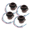 3155 3157 4 x Bulb Socket Brake Tail Light Harness Wire Plug Connector (3057)