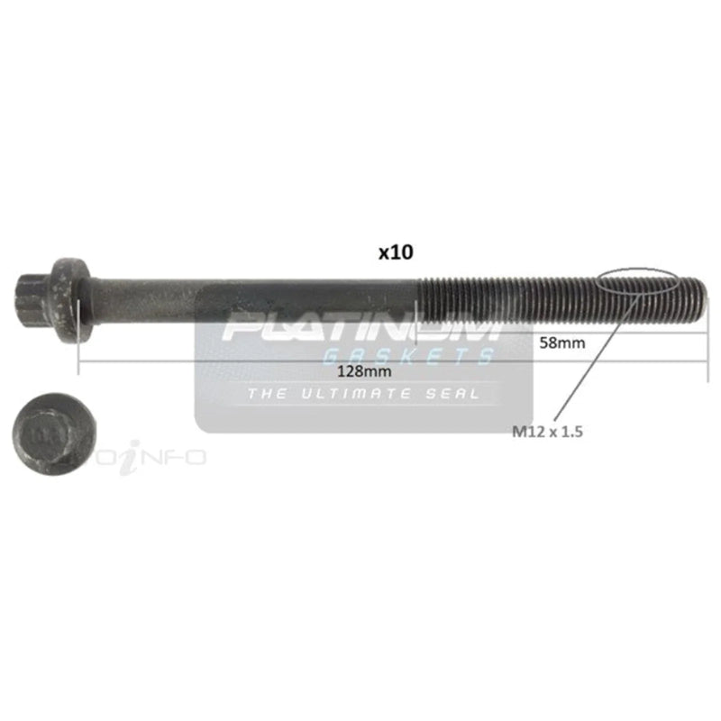 Mazda 2 DE Engine Cylinder Head Bolt Set 1.5L (2007-2014)