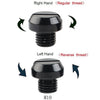 4x M10 Blue Motorcycle Mirror Hole Blanking Plugs & Screws