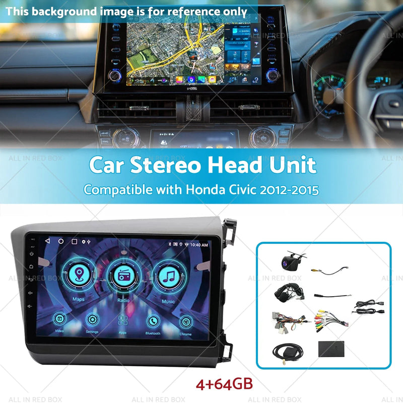 Honda Civic (2012-2015) 4+64G Carplay Car Stereo GPS Radio