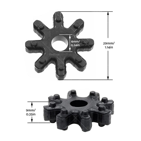 Hyundai i30 Sonata Santa Fe Kia Steering Column Rubber Flex Coupling