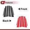 Toyota Avalon 6 Pcs Carbon Fiber Car Door Pillar Window Trim (2005-2012)