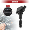 Kia Optima (2016-2020) Black 4 x Automotive Ignition Coils