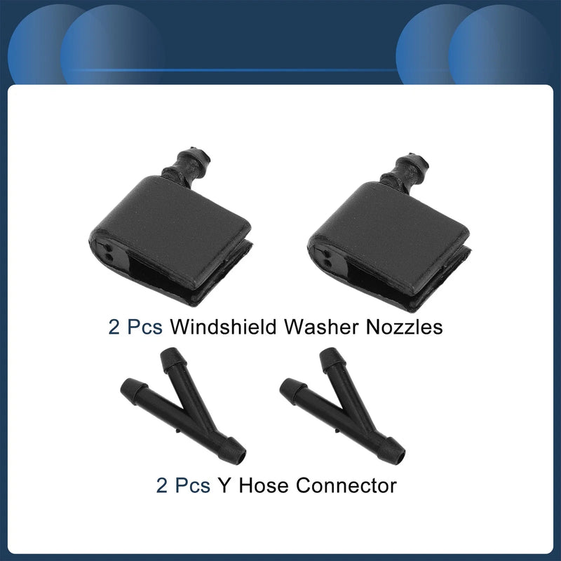 Mercedes-Benz Windshield Washer Nozzle & Hose Connector (2000-2005)