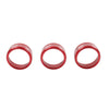Subaru Forester XV Crosstrek WRX STi Red AC Climate Control Knob Ring Covers (2014-2021)
