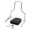 Harley Softail Fat Bob Chrome Sissy Bar Backrest Pad (2018-2025)
