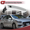 Hyundai Elantra Front Right (2017-2020) Silver Tone Car Door Handle Grip