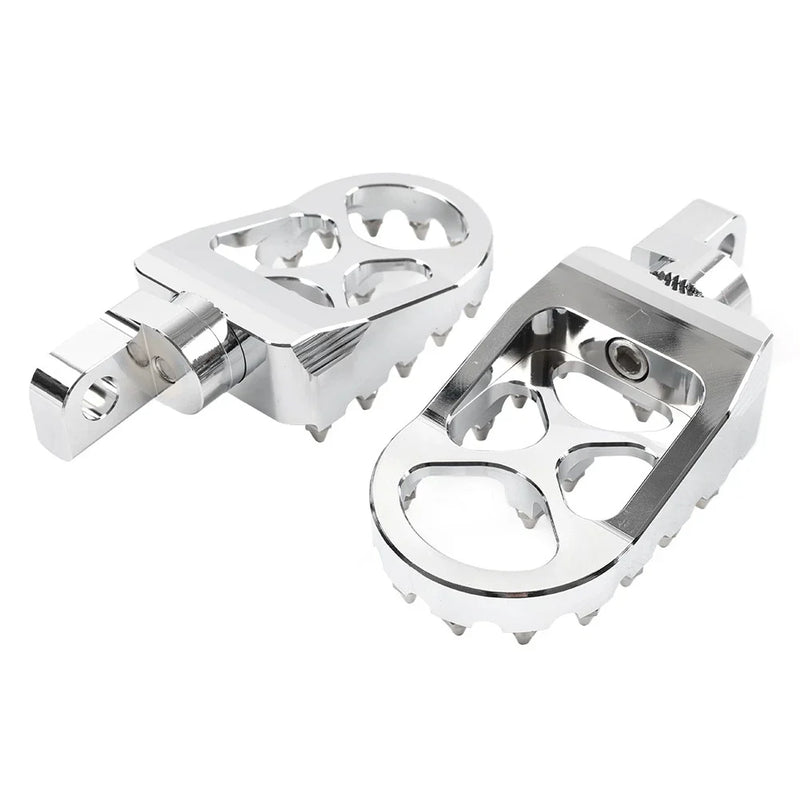 Harley Sportster XL1200 883 Chrome MX Style Foot Pegs (2004-2023)