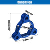 Motorcycle 2 x 22mm Fork Preload Adjusters Aluminum Blue