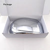 Chevy Silverado GMC Sierra Chrome Overlay Side Mirror Caps (1999-2006)