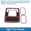 Honda Stepwgn (2023) Black Front Row Rear Row Light Trim Bezel
