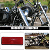 Motorcycle 4pcs 87.5mm Reflective Warning Reflector