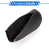 Hyundai Tucson 2010-2013 - Pebbled Black Red Car Gear Shift Knob Cover