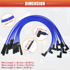 Chevrolet SBC BBC Engines 9 Pcs Spark Plug Wire Set