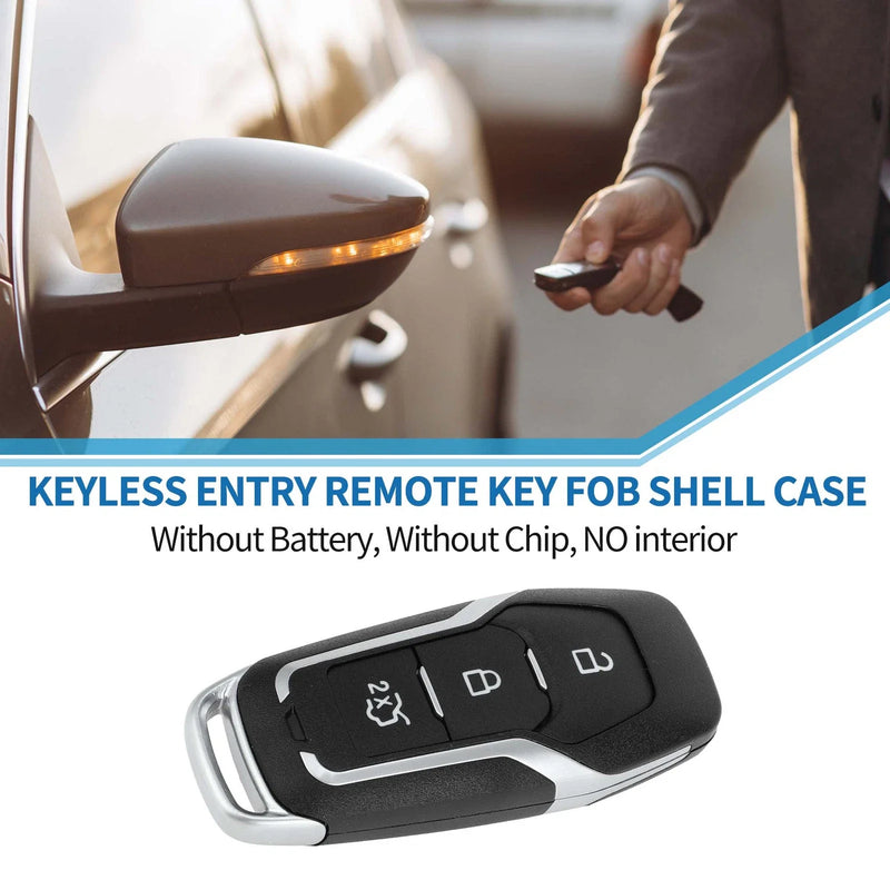 Ford Mondeo 3 x Keyless Entry Remote Fob Shell Case (2014-2018)