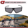 Motorcycle Riding Goggles Gray Lens Black Frame Cycling Sunglasses