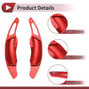 Subaru Crosstrek Red Aluminum Alloy Steering Wheel Paddles (2012-2025)