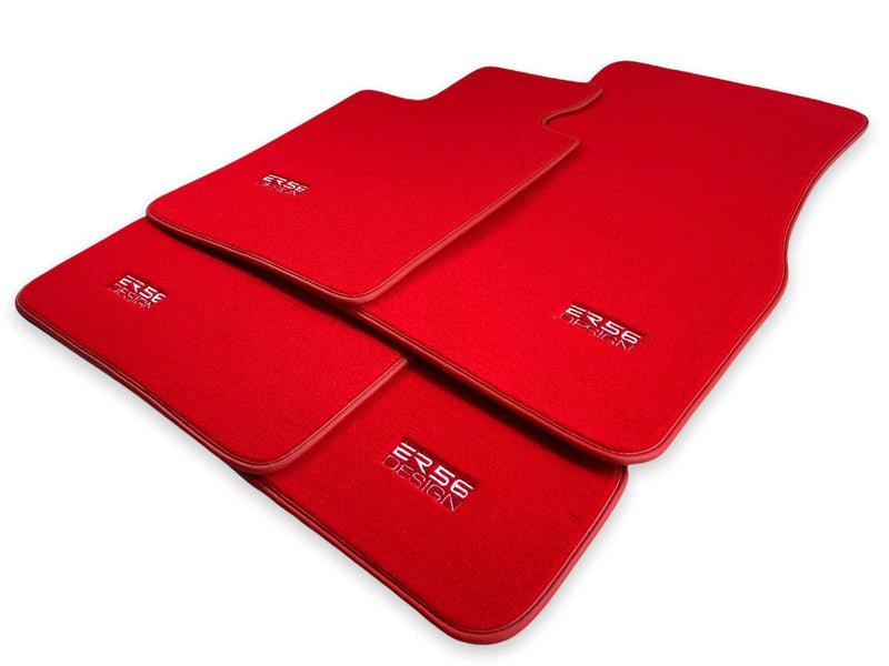 BMW 3 Series E46 (2002-2006) - ER56 Design Premium Red Floor Mats