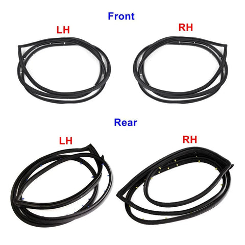 Rubber Weatherstrip Belt Door Seal Set Fits Mitsubishi Triton L200 1986-96 D09