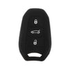 Peugeot 208 / e208 Black Key Fob Shell Cover Case (2019-2023)