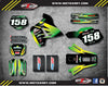 Kawasaki KDX 200 (1991-1994) - Sunrise Custom Stickers Full Graphics Kit