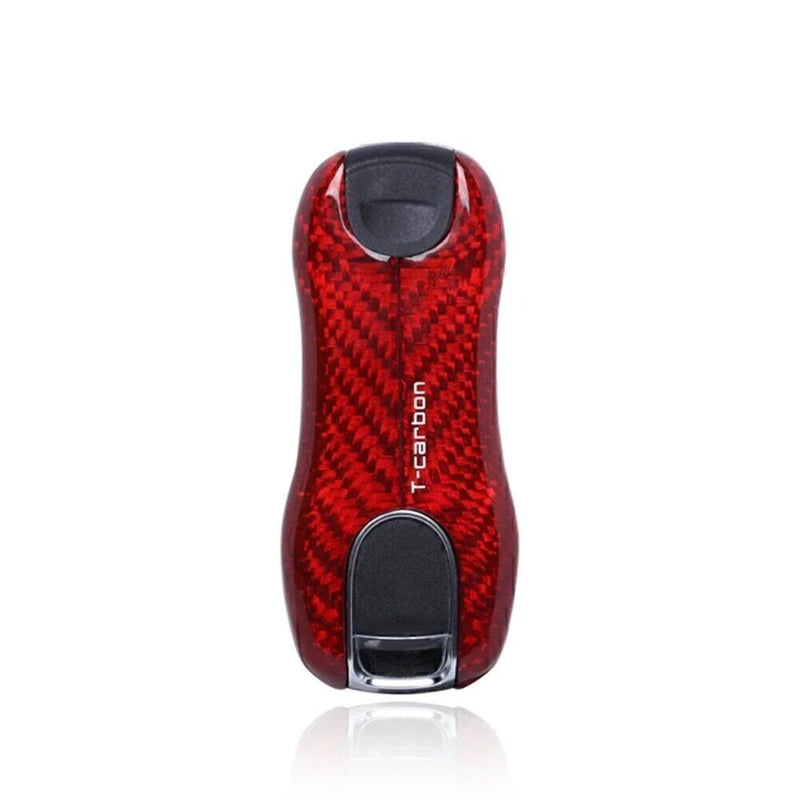 Porsche Cayenne Panamera Carbon Fiber Key Case Cover (2017-2018)