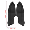 Honda Civic Sedan Front Door Armrest Covers  Black (2006-2011)