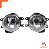 Toyota Corolla Sedan Chrome Fog Lamp Driving Light Set (2014-2017)