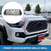 Toyota Tacoma (2021–2023) Chrome Silver Tone Front Hood Bumper Grille
