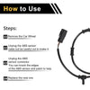 Dodge Ram 3500 2003-2005 Front Left & Right ABS Wheel Speed Sensor