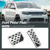 Jeep Grand Cherokee (2022-2025) Silver Auto Foot Pedal Pads Covers