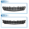 Chevrolet Impala Chrome Silver Tone Black Front Lower Bumper Grille