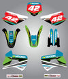 Kawasaki KX 100 - STRIKE Style Stickers Custom Graphics Kit (1998-2013)